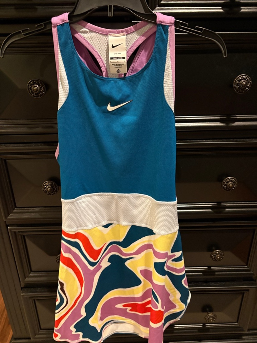 Nike Women's Sabalinka Australian Open Tennis Tank Dress with Multicolor